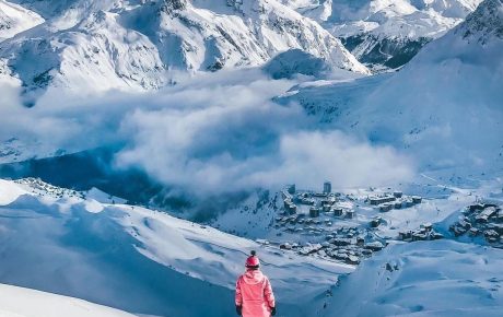 Tignes. Snowfall for the New Year